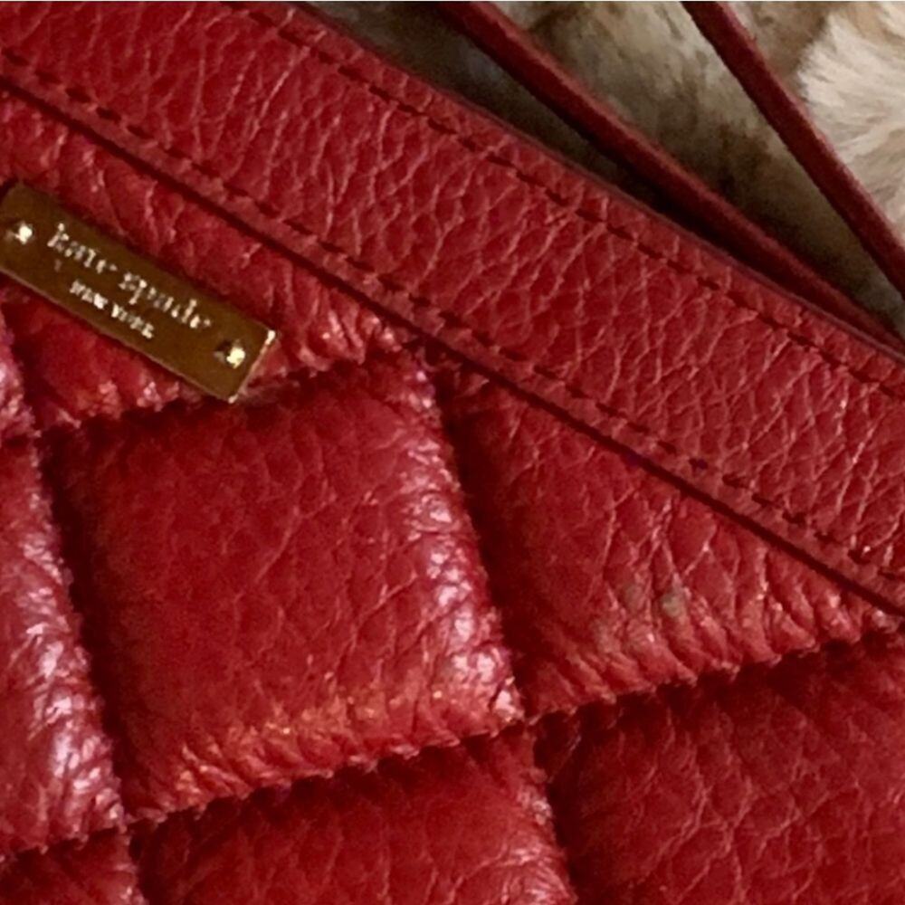Kate Spade • Quilted Wristlet, Red - Picture 2 of 3